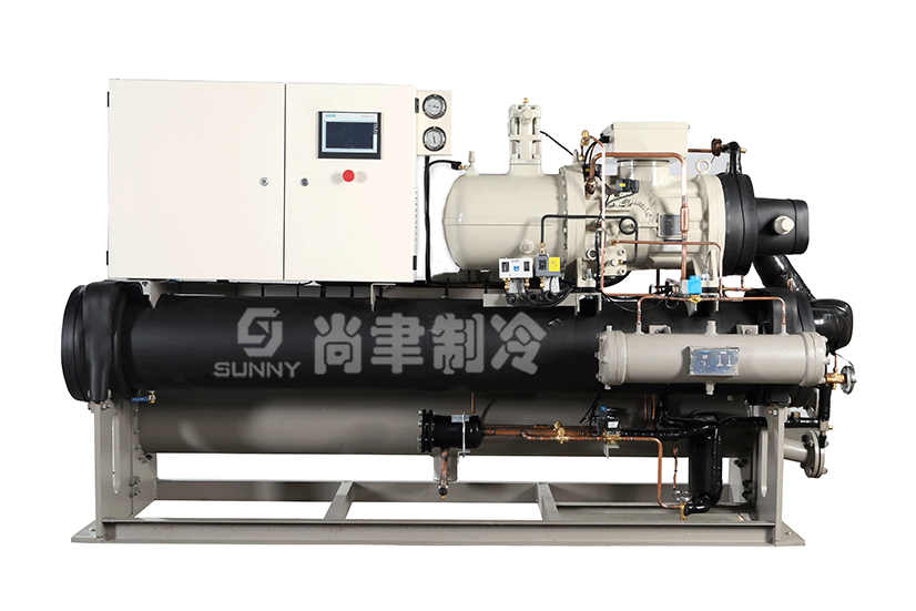 Low temperature water cooled screw chiller -15℃